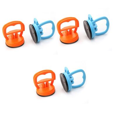 HOMSFOU 6pcs Screen Removal Kit Heavy Duty Cups for Phone Tablet Repair Integrated Locking Mechanism Easy Attach Smooth Random