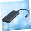 Gadpiparty 3pcs Type- Reader USB Ports Interface Compact Design for Travel Compatible with Laptops Devices Lightweight and Portable Black view 2