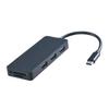 Gadpiparty 3pcs Type- Reader USB Ports Interface Compact Design for Travel Compatible with Laptops Devices Lightweight and Portable Black view 3