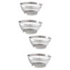 BESTOYARD 4 Pcs Stainless Steel Drain Basket Fruit Basket Draining Basket Strainer Rice Wash Holder Kitchen Fruit Drain Basket Mesh Wash Basket Fruit Washing Basket Vegetable Rice Basket view 1