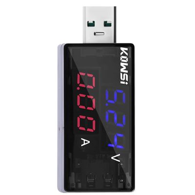 Axyghmz USB Power Meter Testers Mobile Power Charging Voltage Current Voltmeter Ammeter Detector USB Charger USB Voltage Detector USB Ammeter Multimeter USB Charger Doctor