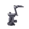 HOMSFOU 2pcs Tilt Bracket Tripod Quick Release Plate for Monopod Slider Rail Gimbal Z-Shaped Design for Cameras Lightweight Portable Black view 2