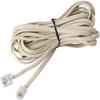iSoHo Phones Bundle of 4 Telephone Cord - 2 Sets (2 x 15ft, 2 x 25ft) - Crisp Sound, Easy to Use - Perfect for Home or Office - Bone Ivory view 2