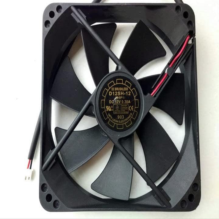 Beautyrankle Fan for D12SH-12 12025 Fan DC12V 0.30A 12CM 120MM Cooling Fan