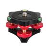 ZGYDNM Tripod Leveler Base Leveler Three-Wheel Leveler with Bubble Level Bag for Digital SLR Cameras view 1