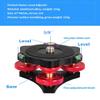 ZGYDNM Tripod Leveler Base Leveler Three-Wheel Leveler with Bubble Level Bag for Digital SLR Cameras view 3