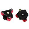 ZGYDNM Tripod Leveler Base Leveler Three-Wheel Leveler with Bubble Level Bag for Digital SLR Cameras view 4