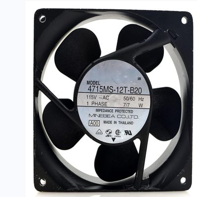 4715MS-12T-B20 120x120x38mm 115V 7W NMB 12CM 2-Wire Cooling Fan