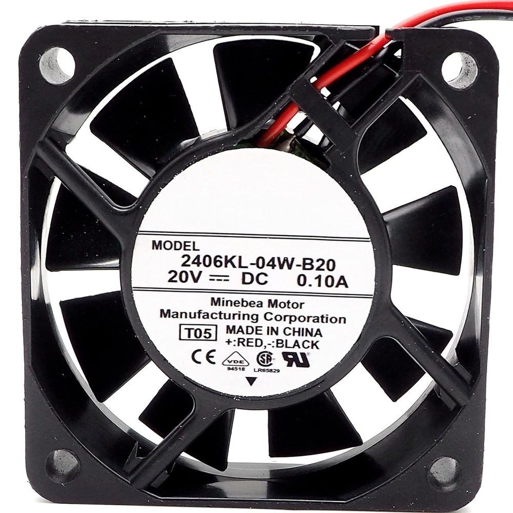 Fan for 2406KL-04W-B20 Fan 12V 0.10A 6CM 2-wire/2-pin Cooling Fan