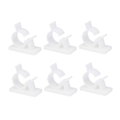 HOMSFOU 20pcs Adjustable Cable Clips Organizer Self-Adhesive Wire Management Holders for Clean Desk Setup XL for Cords Wires and Cables Home Office