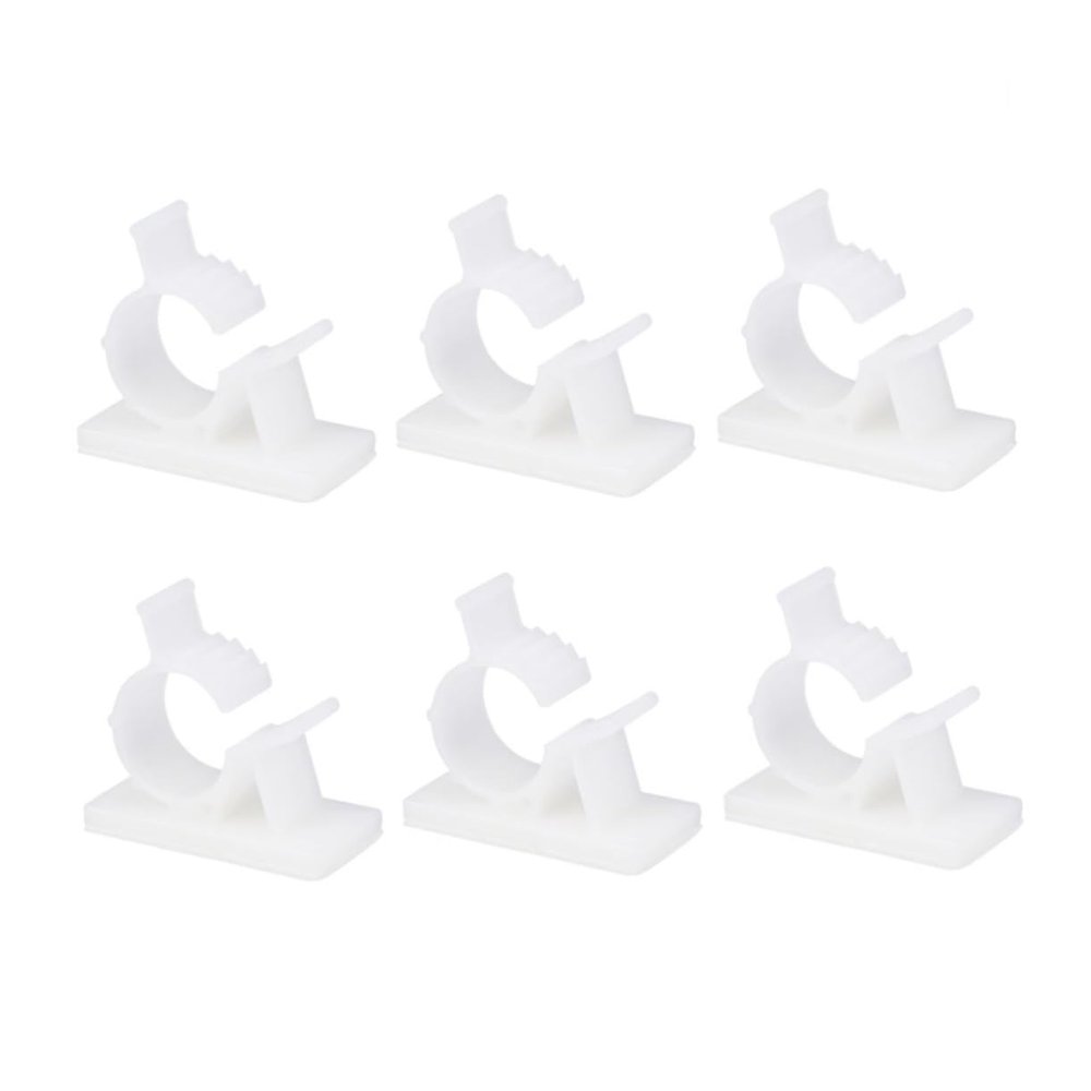 HOMSFOU 20pcs Adjustable Cable Clips Organizer Self-Adhesive Wire Management Holders for Clean Desk Setup XL for Cords Wires and Cables Home Office