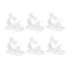 HOMSFOU 20pcs Adjustable Cable Clips Organizer Self-Adhesive Wire Management Holders for Clean Desk Setup XL for Cords Wires and Cables Home Office view 1