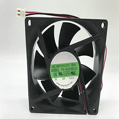 Beautyrankle PY-8025H12S POWERYEAR 8CM 12V 0.21A 8CM Cooling Fan