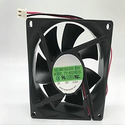 Beautyrankle PY-8025H12S POWERYEAR 8CM 12V 0.21A 8CM Cooling Fan