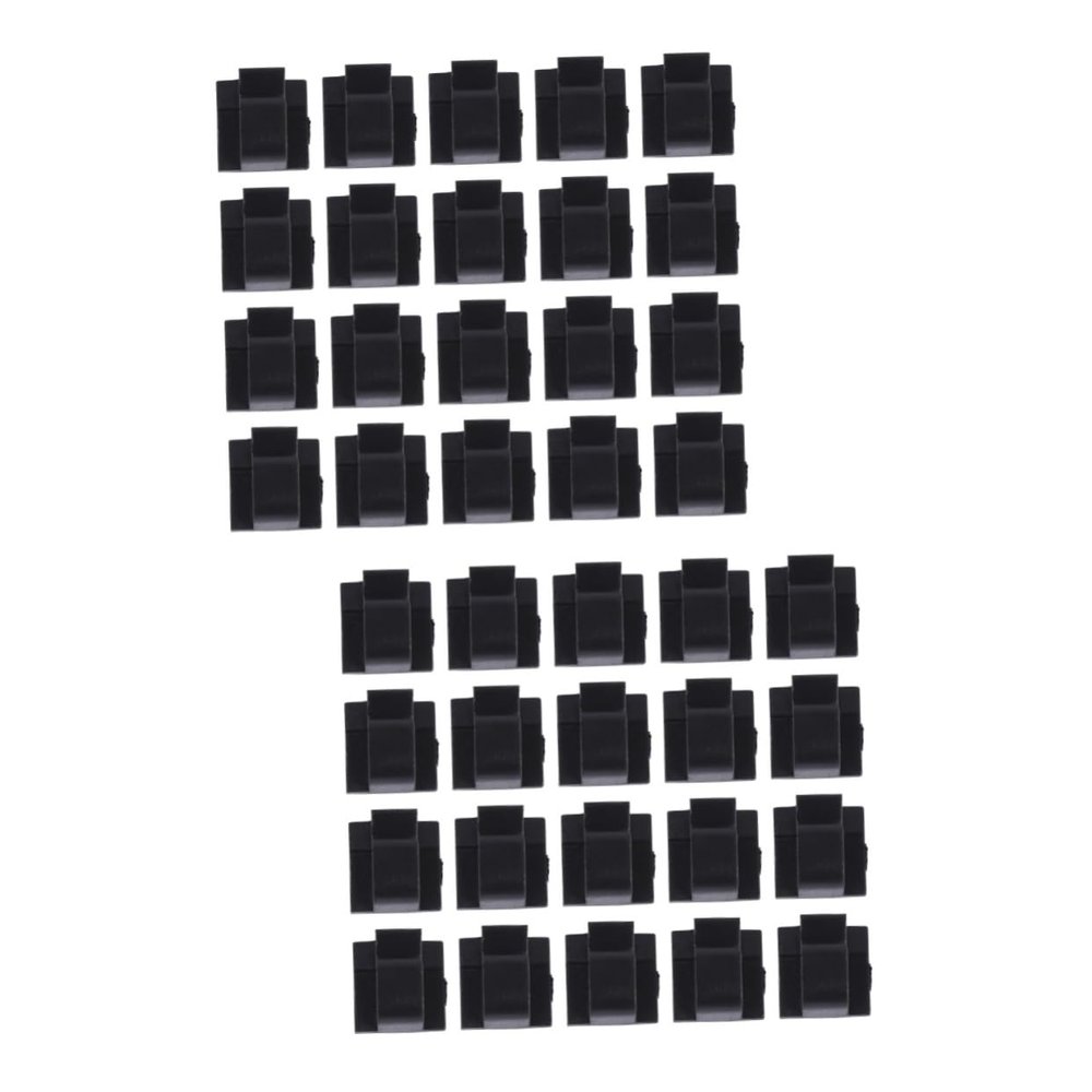 Gadpiparty 200pcs Self Adhesive Cable Clamp Cable Ties for Desk Wire Management Holder Cord Organizer for Car Dvr