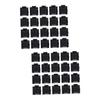 Gadpiparty 200pcs Self Adhesive Cable Clamp Cable Ties for Desk Wire Management Holder Cord Organizer for Car Dvr view 1