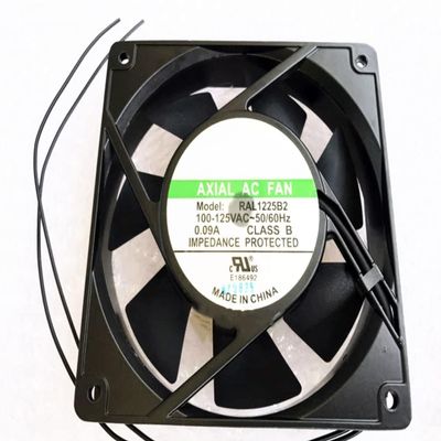 Beautyrankle Fan for RAL1225B2 Axial AC Fan 100-125VAC 50/60HZ 0.09A 12012025MM