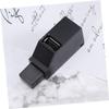 Hemoton 3pcs 3-Port USB 2.0 Hub Splitter Hub Adapter for Pc USB Hub for Hard Drives Black view 3