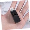 Hemoton 3pcs 3-Port USB 2.0 Hub Splitter Hub Adapter for Pc USB Hub for Hard Drives Black view 4
