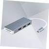 HOMSFOU 3pcs Type- Card Reader USB Ports Interface Portable Adapter for Laptops Like Compact Design Compatible view 2