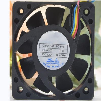 Beautyrankle G5015M12D1+6 50x50x15mm 12V 0.2A 4-Wire Cooling Fan