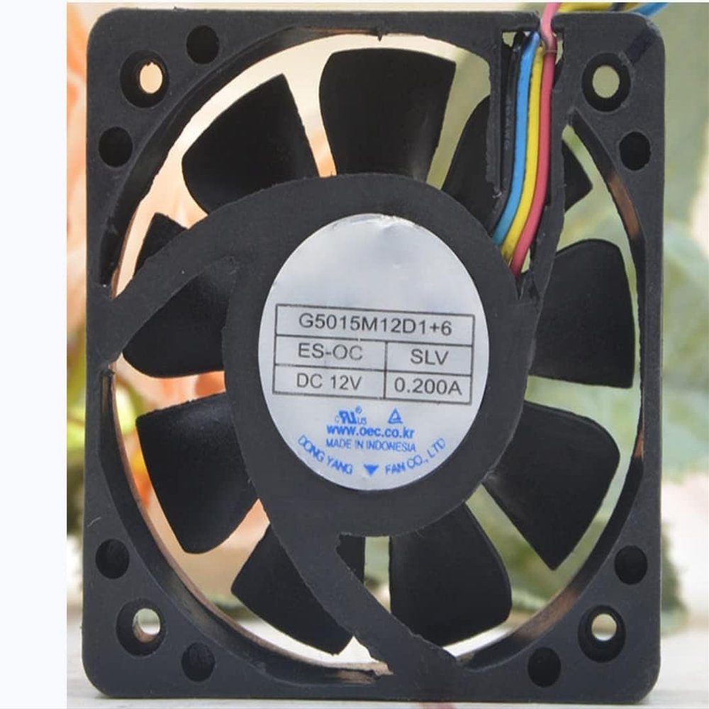 Beautyrankle G5015M12D1+6 50x50x15mm 12V 0.2A 4-Wire Cooling Fan