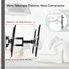 Adjustable 32-65" TV Stand Mount, VESA 400 * 400, 35 KG Capacity, -10~10 Tilt view 2
