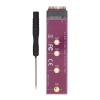 suckoo for MacBook Air Pro 2013-2017 A1465 A1466 A1398 A1502 12+16Pin to NVME M-Key M.2 PCI-E 4.0 3.0 SSD Hard Drive 2230 2242 2260 2280 Adapter Expansion Board Upgrade Converter Purple view 1