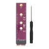 suckoo for MacBook Air Pro 2013-2017 A1465 A1466 A1398 A1502 12+16Pin to NVME M-Key M.2 PCI-E 4.0 3.0 SSD Hard Drive 2230 2242 2260 2280 Adapter Expansion Board Upgrade Converter Purple view 2