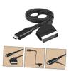HOMSFOU 3pcs Video Scaler Scart Cord Scart to Digital Converter Audio Video Adapter No Driver Needed view 3