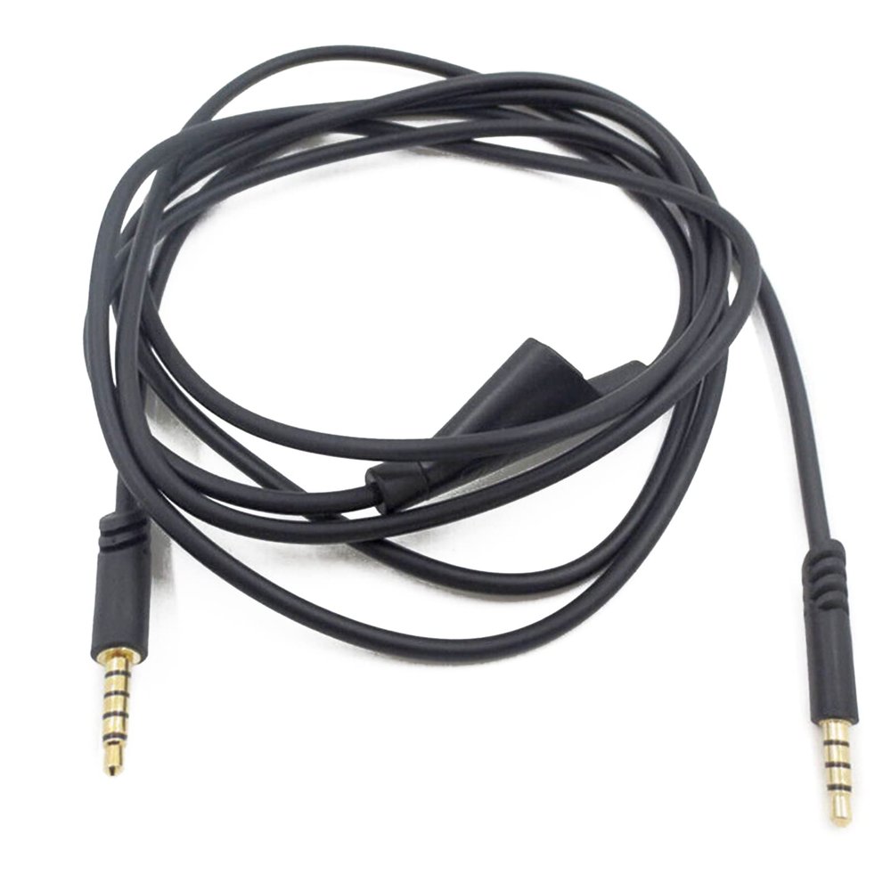 CHICHIYANG Audio Cable Cord Hi-Fi Sound Earphone Cable with Inline Mute Button for Astro A10 A40 Gaming Headsets