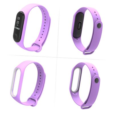 Accessory Fashion Dual Silicone Wristband Replacement Strap Comfortable to Wear Protective Shell