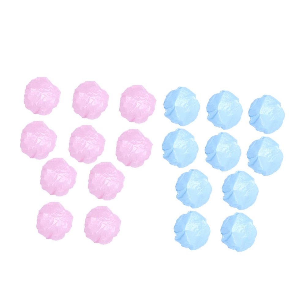 balacoo 60pcs Ear Covers for Hair Dyeing Earmuffs for Salon Use Easy Clean Suitable for Beauty and Bathing Blue Pink