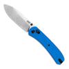 Knafs - Lander 2 Folding Pocket Knife with Clip - EDC for Men, Women, Everyone - Gray Stonewash Blade - Blue G10 Handle view 1