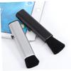 PartyKindom 4pcs Retractable Keyboard Cleaning Brush Compact Dust Removal Tool for Home Electronics Black Silver for Hard Reach Spaces and Delicate view 4