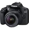 Canon EOS 2000D/Rebel T7 DSLR Camera w/EF-S 18-55mm F/3.5-5.6 Zoom Lens+Tripod+Accessory Bundle (Renewed), Black view 2