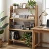 MyGift 2 Pcs Clear Acrylic CD Holder Racks, Stackable CD Storage Box, Music Disc DVD Display Cases, Modern Media Cassette Organizers with Cutout Carrying Handles view 2