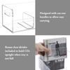 MyGift 2 Pcs Clear Acrylic CD Holder Racks, Stackable CD Storage Box, Music Disc DVD Display Cases, Modern Media Cassette Organizers with Cutout Carrying Handles view 4