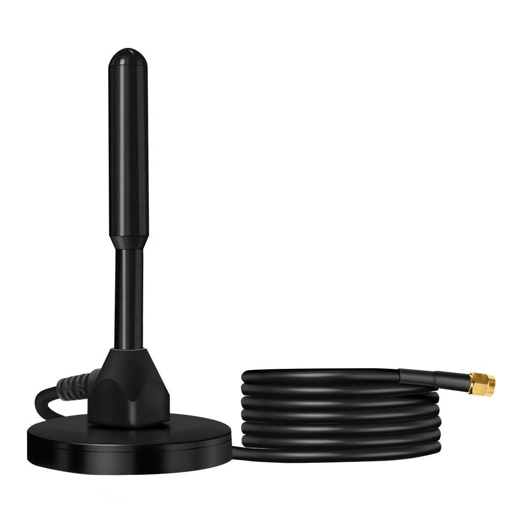 XYANT Omni Outdoor Antenna Sucker,915MHz 868MHz LORA Antenna High Gain 35dbi with Pure Copper Rod for Long Distance Transmission, Black