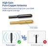 XYANT Omni Outdoor Antenna Sucker,915MHz 868MHz LORA Antenna High Gain 35dbi with Pure Copper Rod for Long Distance Transmission, Black view 4