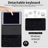 AIRWEE for Samsung Galaxy Tab A8 10.5 Case with Keyboard Slim Magnetic Galaxy A8 Tablet 10.5 Keyboard Case Lightweight Adjustable Folio Stand Galaxy tab A8 Cases with Keyboard Cute Cat Starry Sky view 2