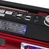 Studebaker SB2149R Master Blaster Bluetooth Boombox with AM/FM Radio, USB Port, CD Player with MP3 Playback, LED EQ and 10 Watts RMS Speaker in Red view 2