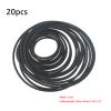 20Pcs Recorder Rubber Belts 1.5mm Round Cassette Recorder Repair Maintenance Belt Video Accessories Cassette Belt Replacement Round view 2