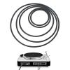 20Pcs Recorder Rubber Belts 1.5mm Round Cassette Recorder Repair Maintenance Belt Video Accessories Cassette Belt Replacement Round view 4