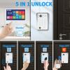 WiFi Video Door Phone Apartment Intercom System,2 Unit 10 Inch Wired Touch Screen Monitor with 1080P Doorbell Camera,Supporting 5 in 1 Unlcking,Motion Detecting Tuya for Home Villa,64G view 2