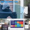 WiFi Video Door Phone Apartment Intercom System,2 Unit 10 Inch Wired Touch Screen Monitor with 1080P Doorbell Camera,Supporting 5 in 1 Unlcking,Motion Detecting Tuya for Home Villa,64G view 3