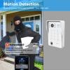 WiFi Video Door Phone Apartment Intercom System,2 Unit 10 Inch Wired Touch Screen Monitor with 1080P Doorbell Camera,Supporting 5 in 1 Unlcking,Motion Detecting Tuya for Home Villa,64G view 4