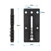 CAMVATE Aluminum Camera Baseplate with 1/4"-20 & 3/8"-20 Screw - 3519 view 2
