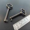 ASHMAV Grandfather Clock Door Key Set of 2 in Antique Finish view 1