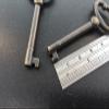 ASHMAV Grandfather Clock Door Key Set of 2 in Antique Finish view 2